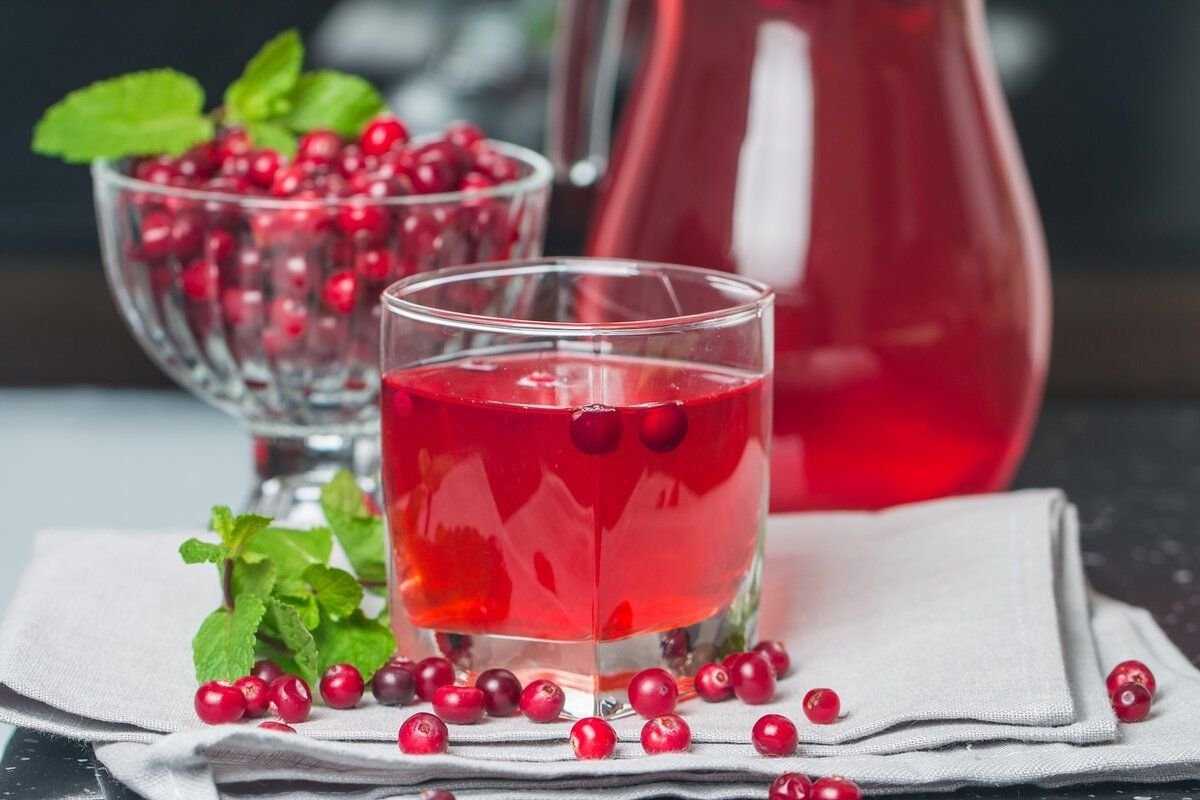 Как сделать полезный клюквенный морс
