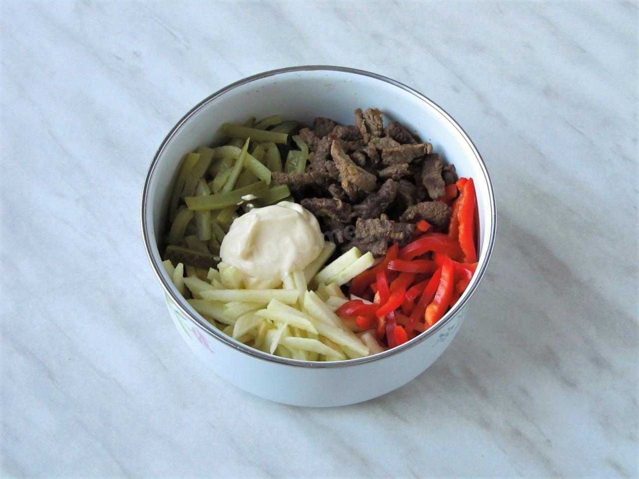 Простой и вкусный салат прага для праздничного стола — ингредиенты и пошаговые рецепты с фото | omj