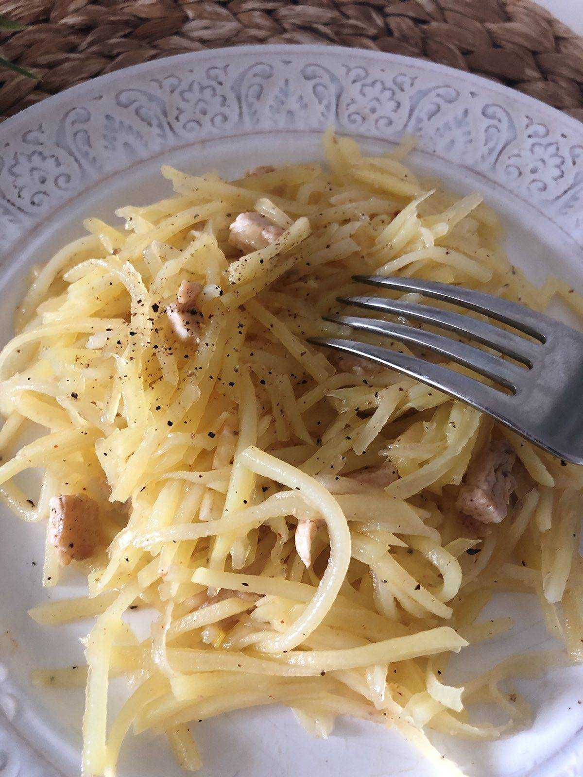 Салат из картофеля по корейски, пошаговый рецепт, фото и видео.