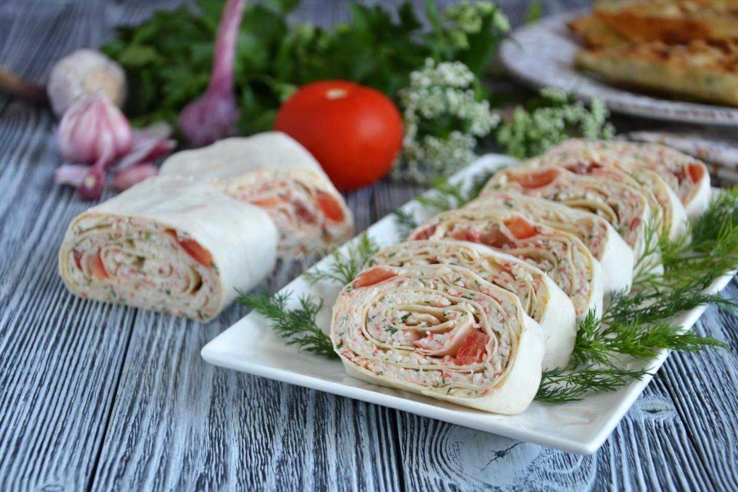 Рулеты из лаваша с разными начинками на праздничный стол - простые и вкусные рецепты на новый год 2024