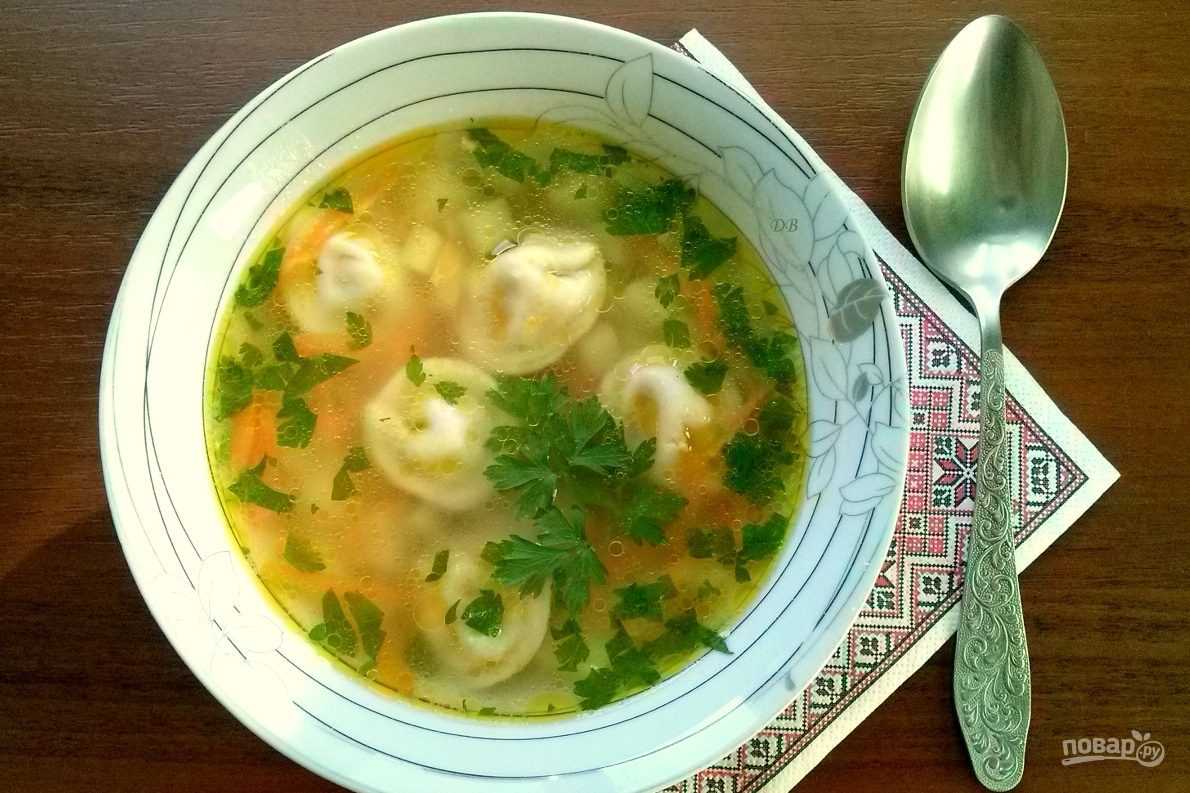 Суп с пельменями - рецепт с картошкой и по-узбекски