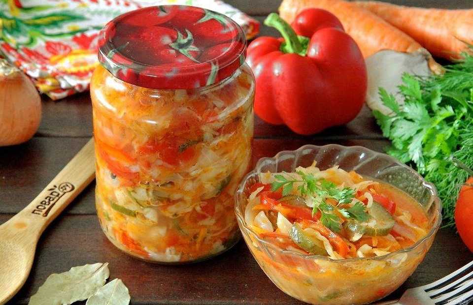 Охотничий салат: рецепт на зиму, приготовить с капустой