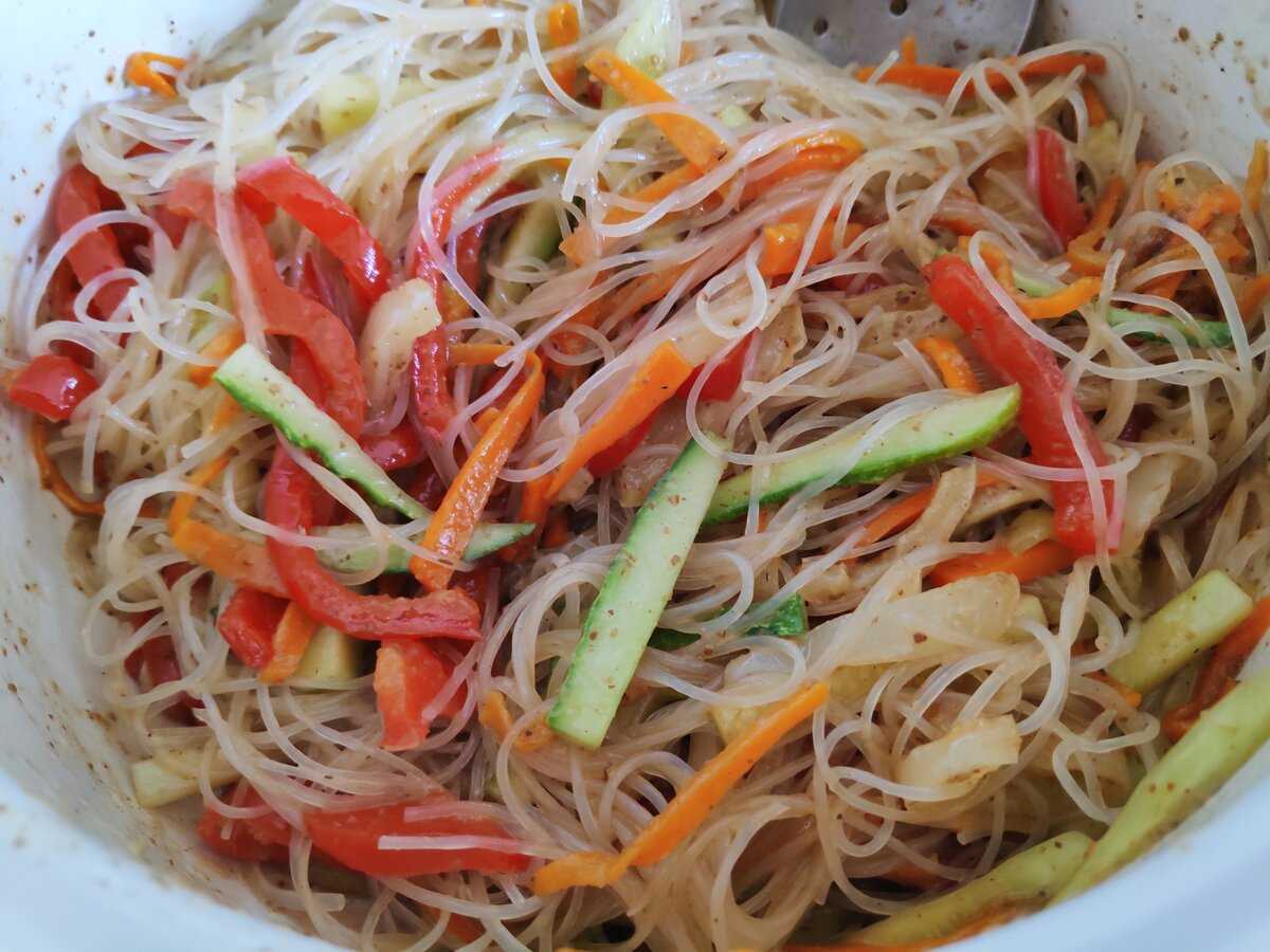 15 рецептов самой вкусной фунчозы с овощами