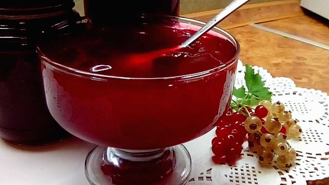 Желе из красной смородины на зиму: 5 простых рецептов