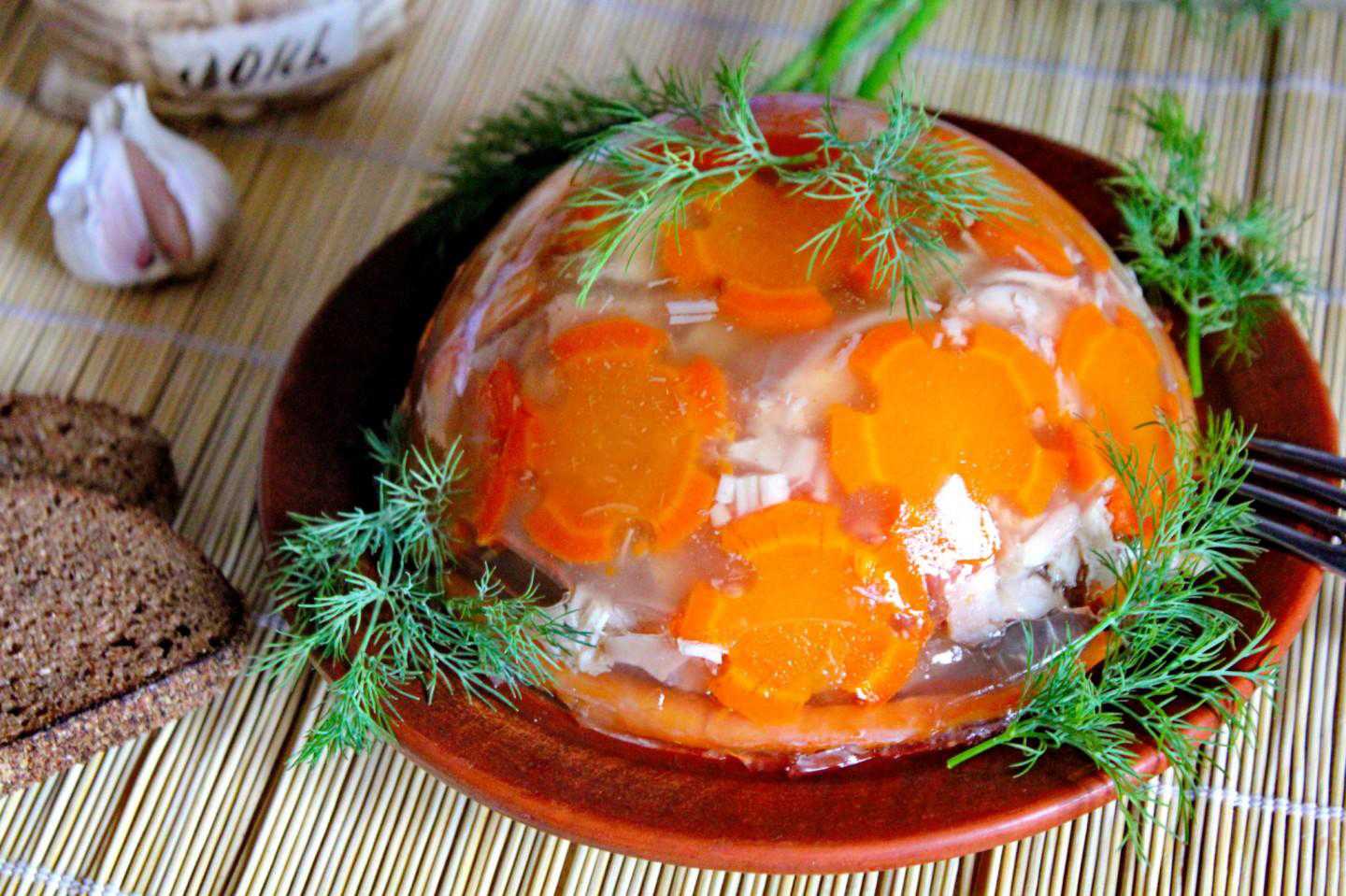 Заливное из курицы с желатином — 9 рецептов приготовления закуски
