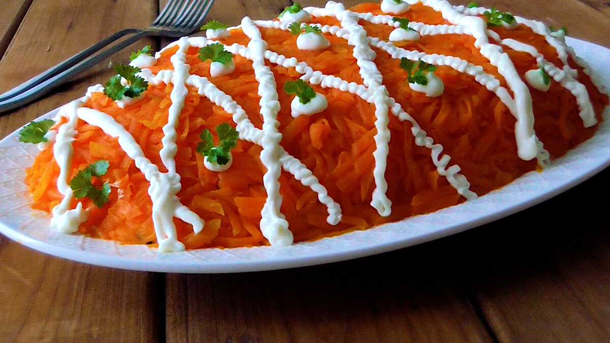 10 рецептов вкусного салата с корейской морковью и курицей