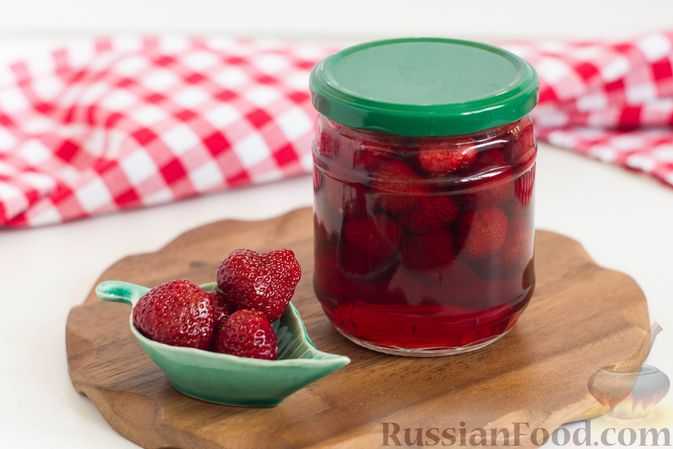 Домашний рецепт сироп клубничный — кулинария, рецепты