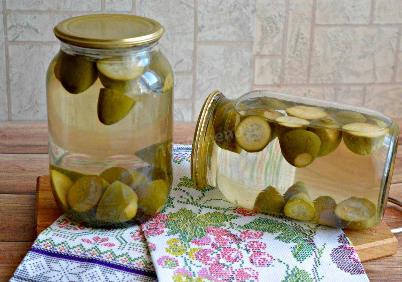 Рецепты приготовления фейхоа на зиму (компот, варенье без варки, настойка, фейхоа протертая с сахаром)