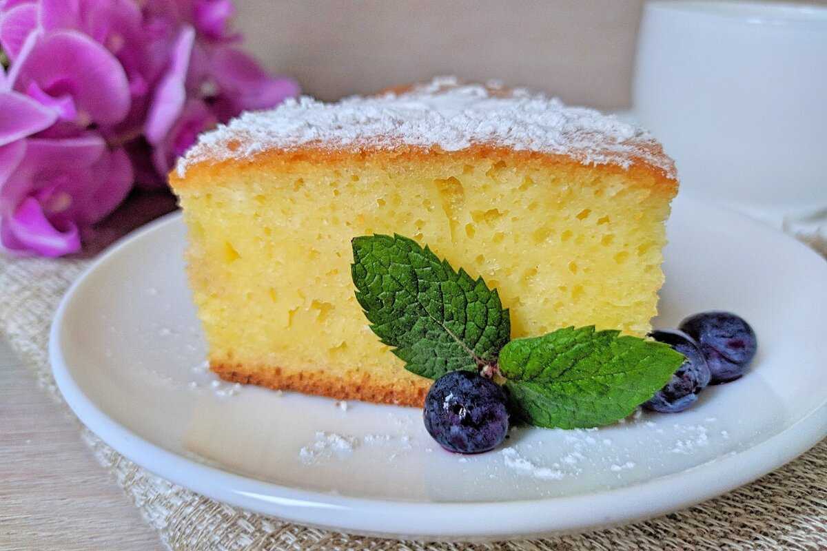 Пышный и рассыпчатый манник на сметане в духовке