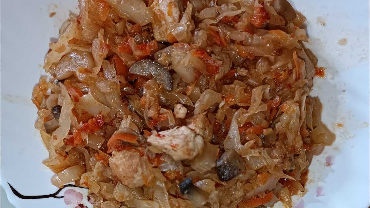 Тушёная капуста с грибами - простой и быстрый пошаговый рецепт с фото от марины данько и алены каменевой