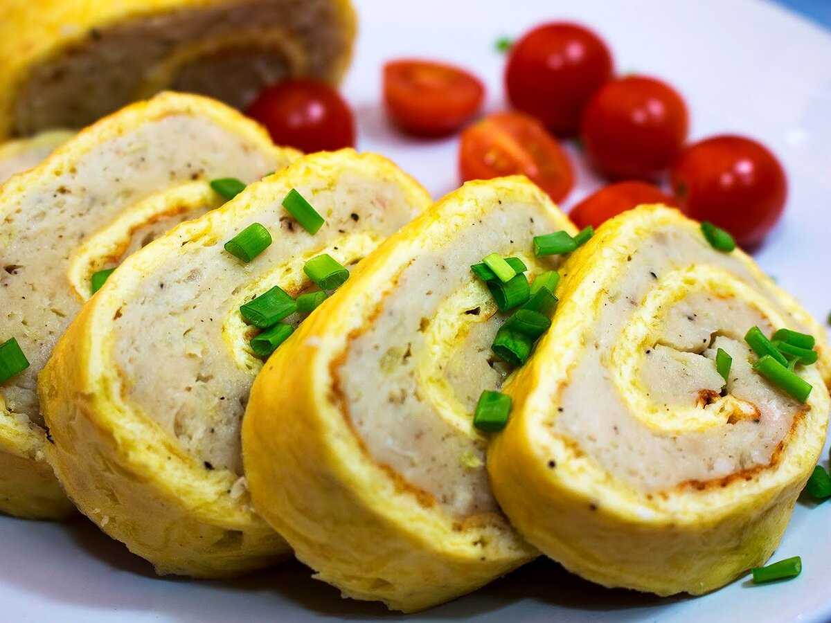 Рулет из омлета