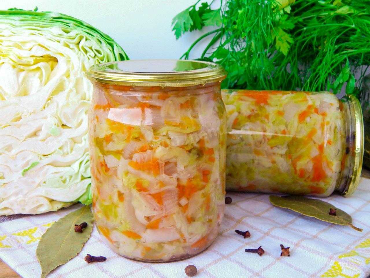 Маринованная капуста быстрого приготовления: быстро и очень вкусно