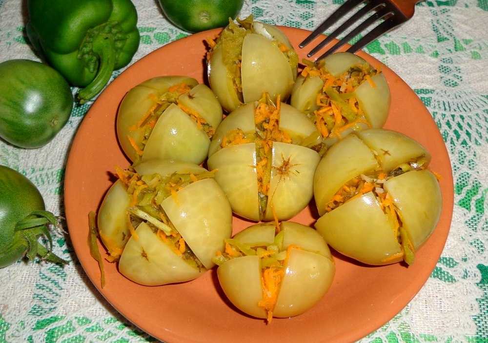 Зеленые помидоры на зиму – самые простые и вкусные рецепты
