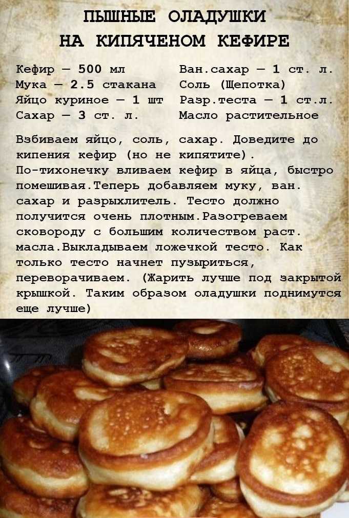 Пышные оладьи: 5 лучших пошаговых фото-рецептов