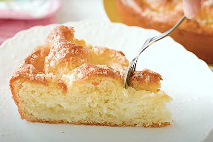 Сахарный пирог со сливками