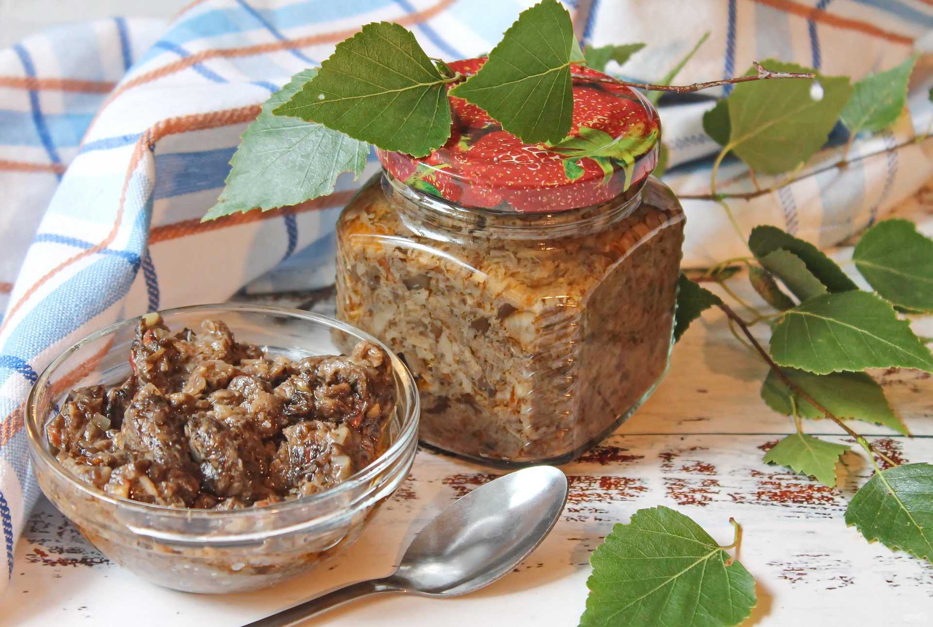 Грибная икра – рецепты вкусной закуски приготовленной в домашних условиях