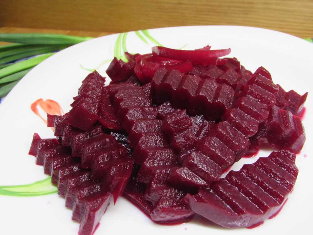 Маринованная репа со свеклой