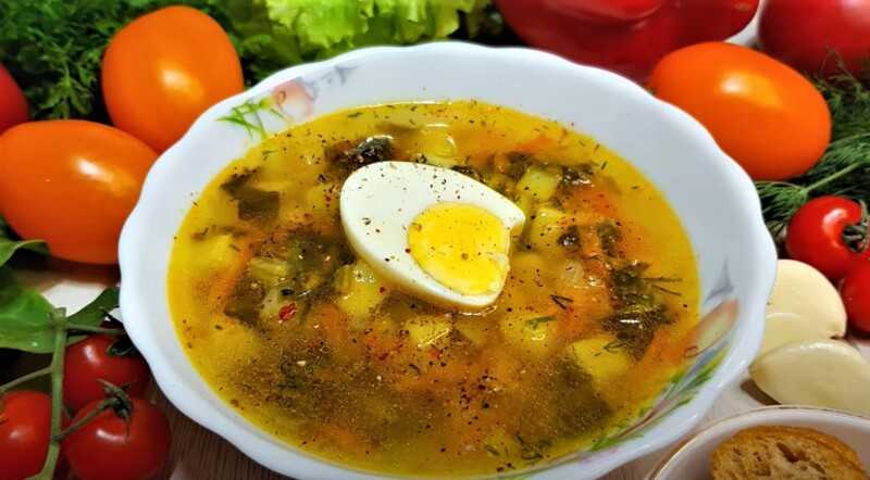 Вкусный суп из молодой крапивы с яйцом, щавелем, мясом и без мяса — простой рецепт с фото пошагово