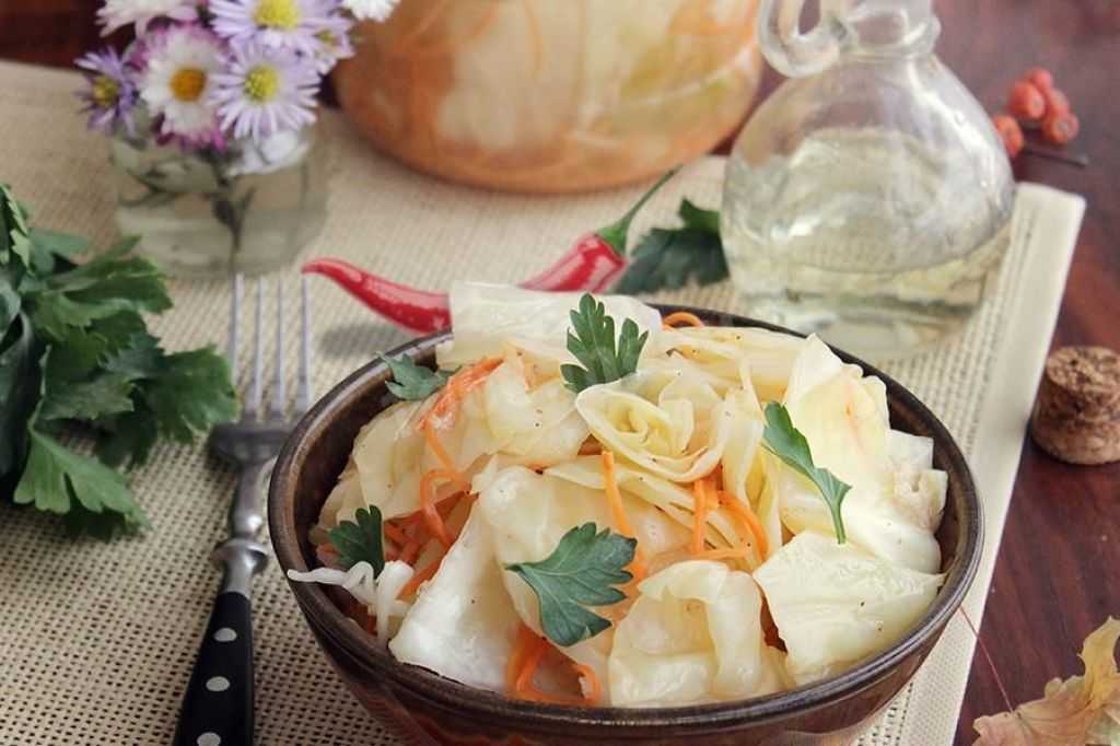 Маринованная капуста быстрого приготовления — 9 вкусных рецептов