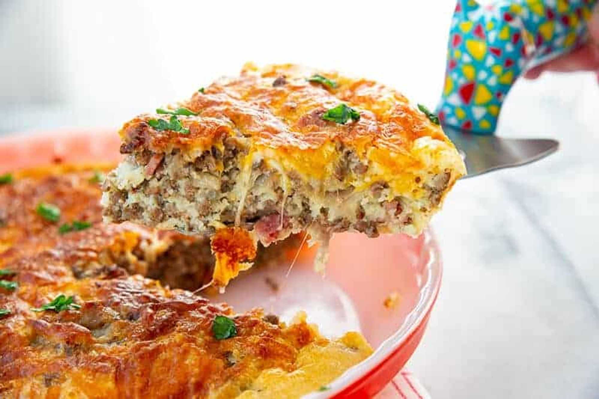 Мясной пирог чизбургер