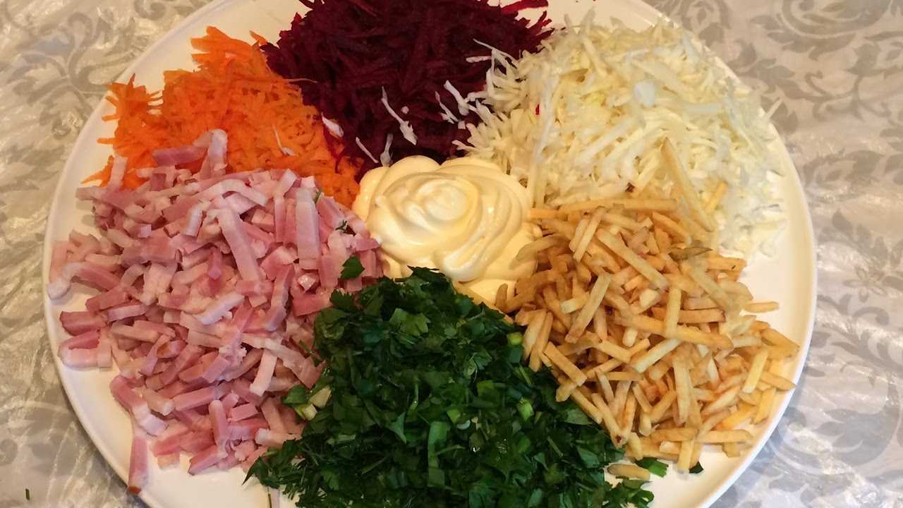 Салат "светофор"