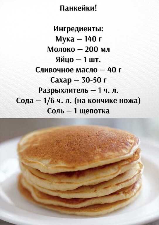 Панкейки на молоке: свежем, кислом, с разрыхлителем и без, с бананами