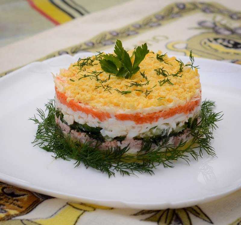 Салат "мимоза" с сайрой: самые вкусные классические рецепты