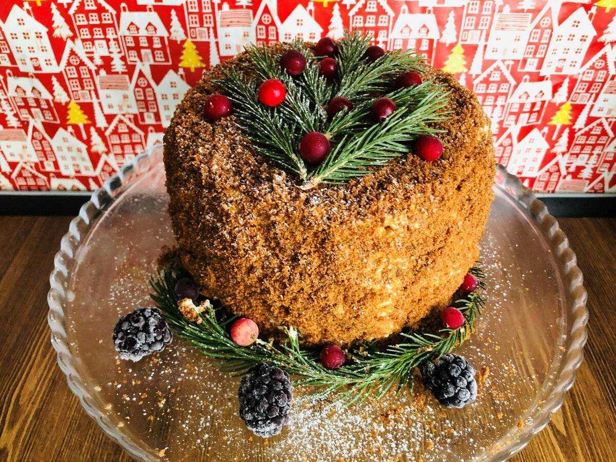 7 вкуснейших рецептов тортов на Новый год 2019 Бисквитные, желейные, с кремом и мастикой, а также с выпечкой и без выпечки