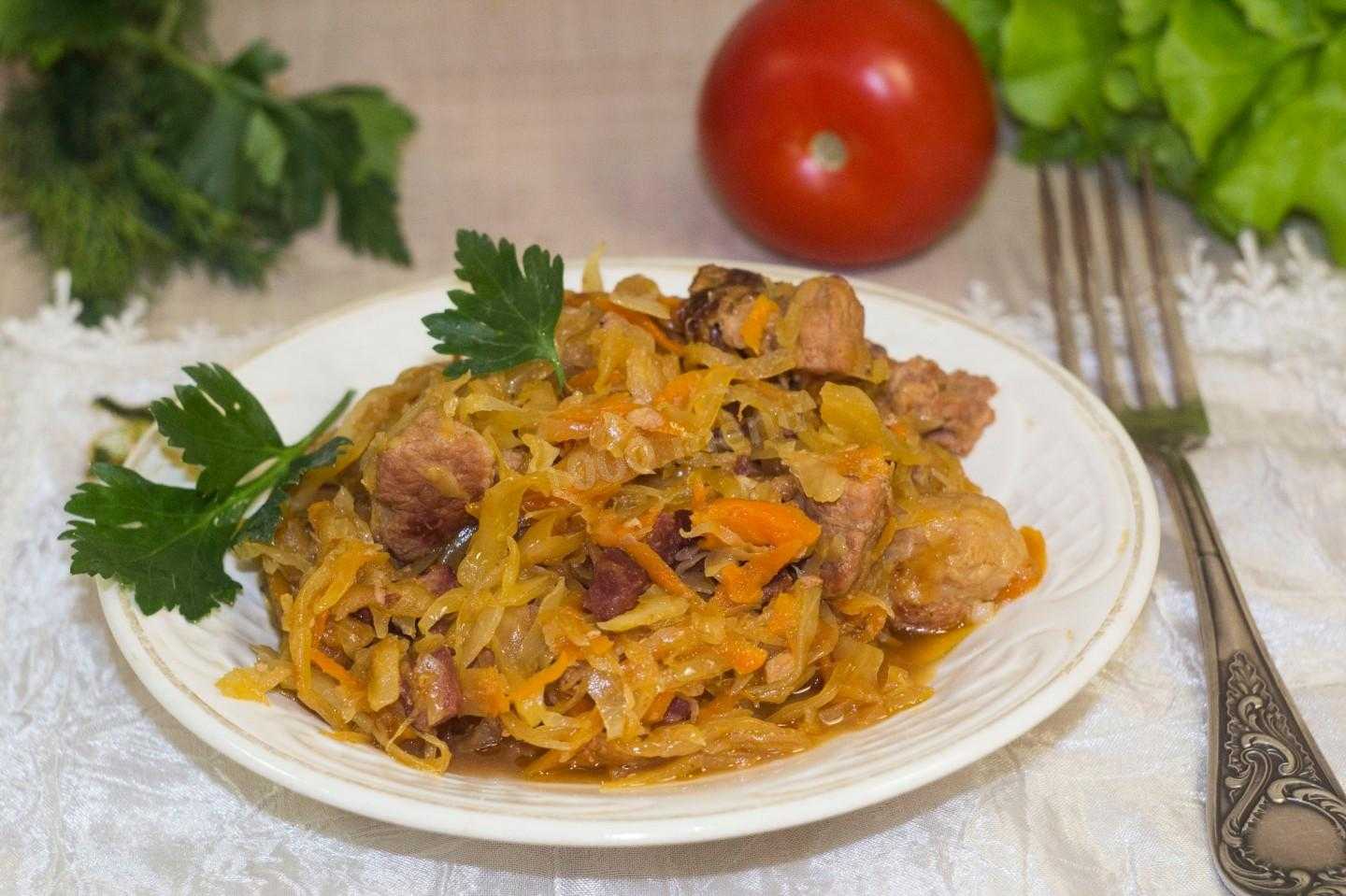 Капуста тушеная с грибами – 6 самых вкусных рецептов и видео