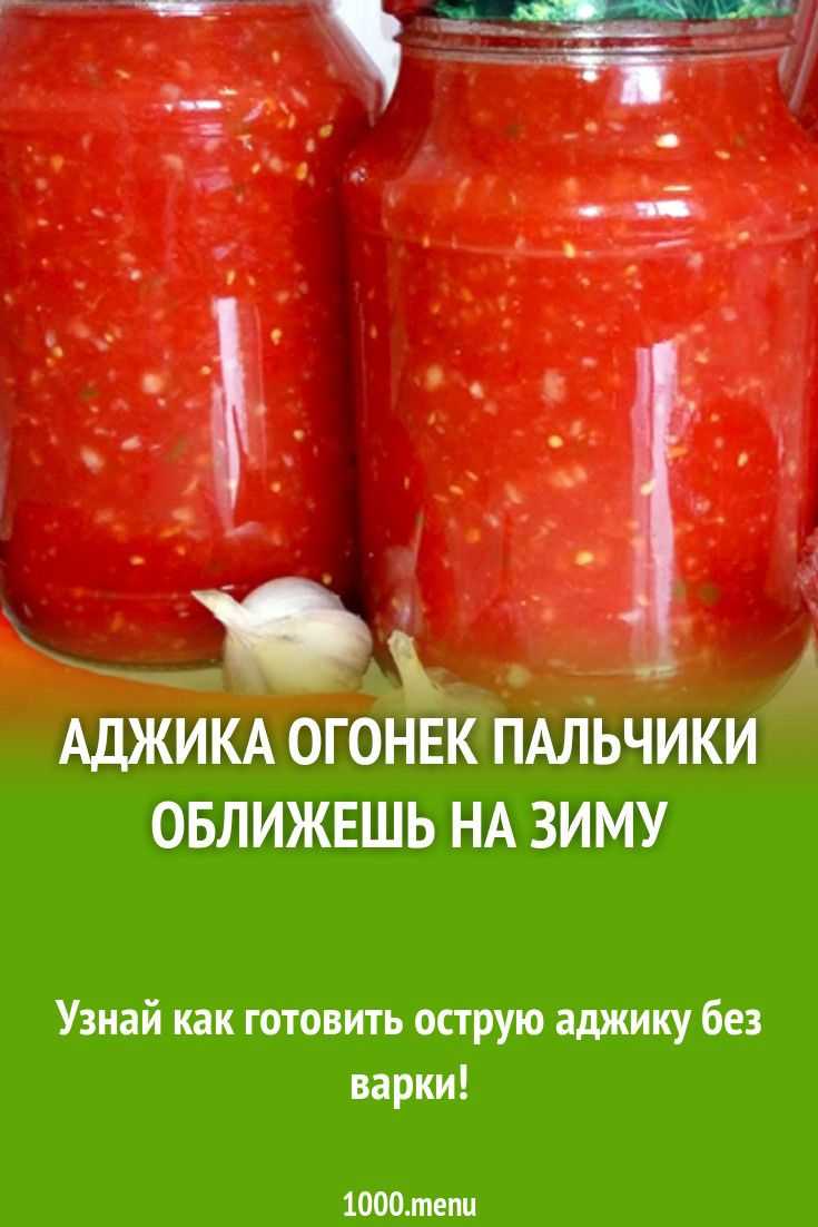 Аджика из помидор на зиму – рецепты пальчики оближешь