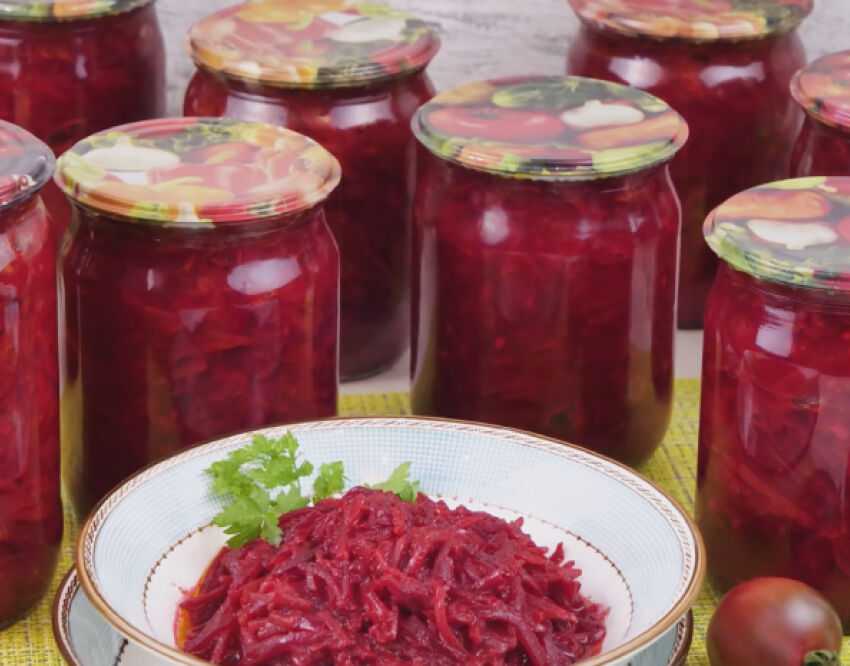 Борщ в банках с капустой на зиму: 5 простых рецептов заготовок для борща