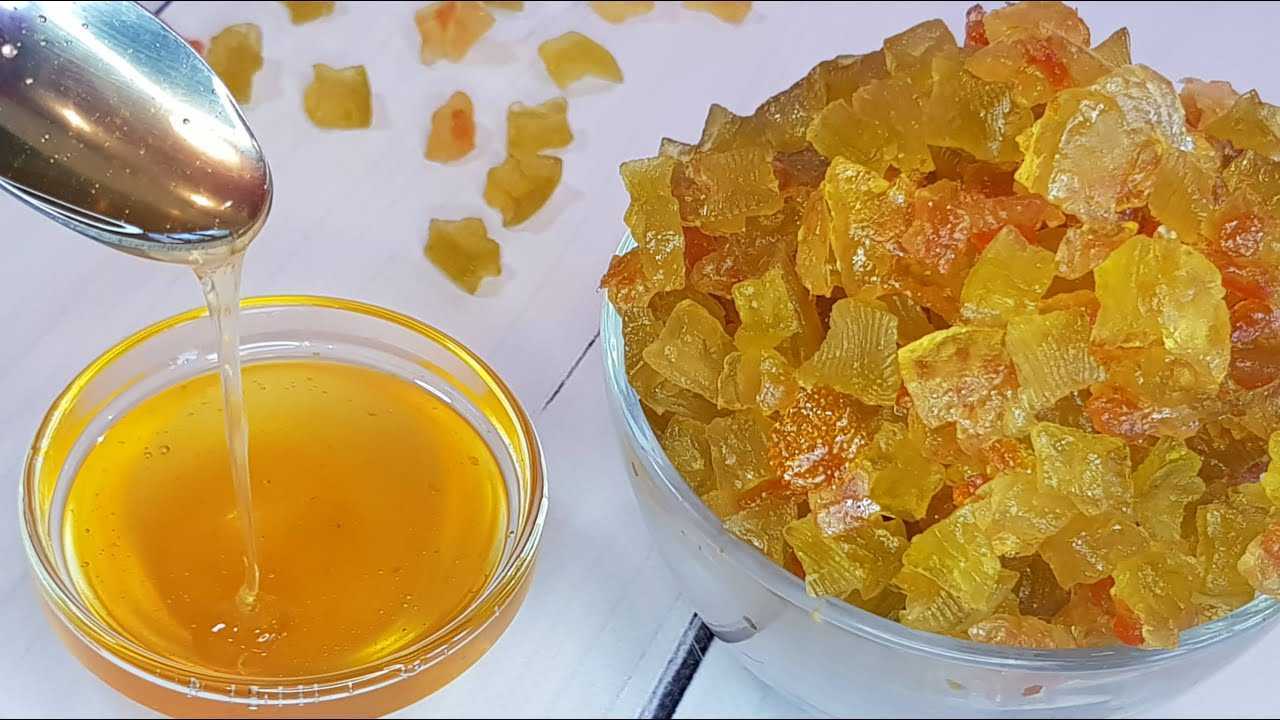 цукаты из арбузных корок в домашних условиях