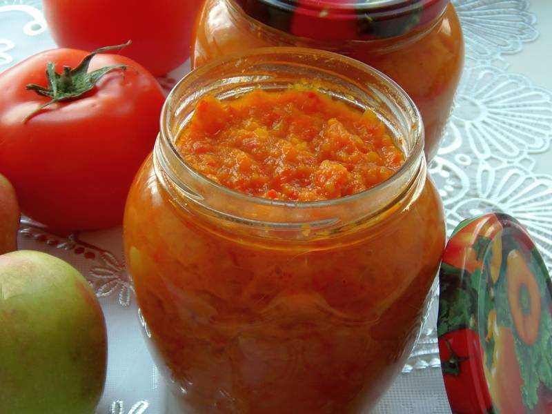 Икра из зелёных помидор на зиму