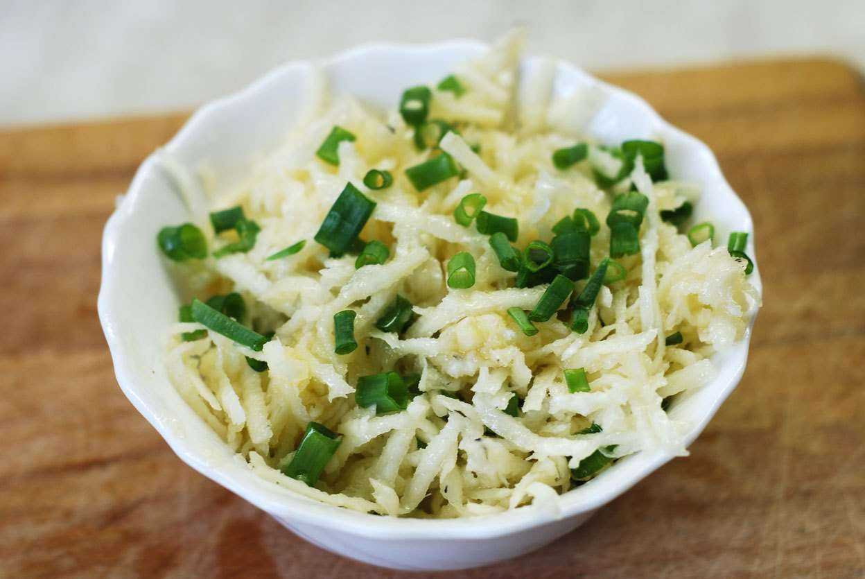 Салаты из редьки