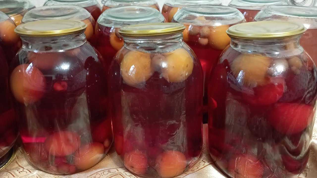 Компот из вишни на зиму — 10 простых рецептов вишневого компота