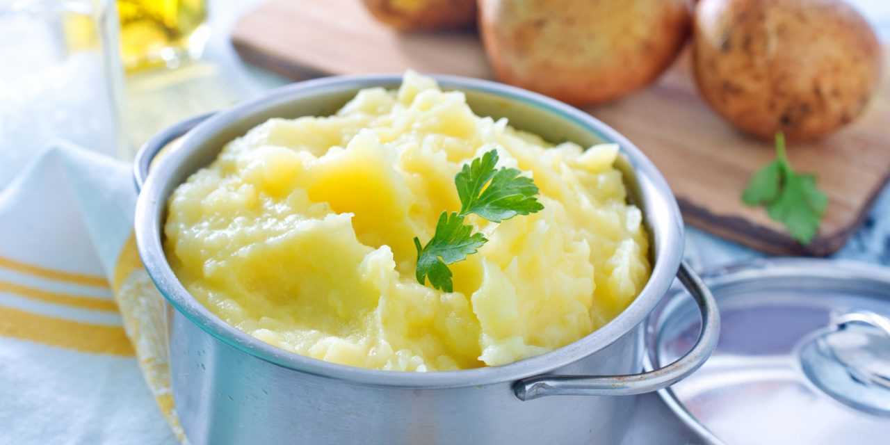 Картофельное пюре с молоком и маслом рецепт 🍎