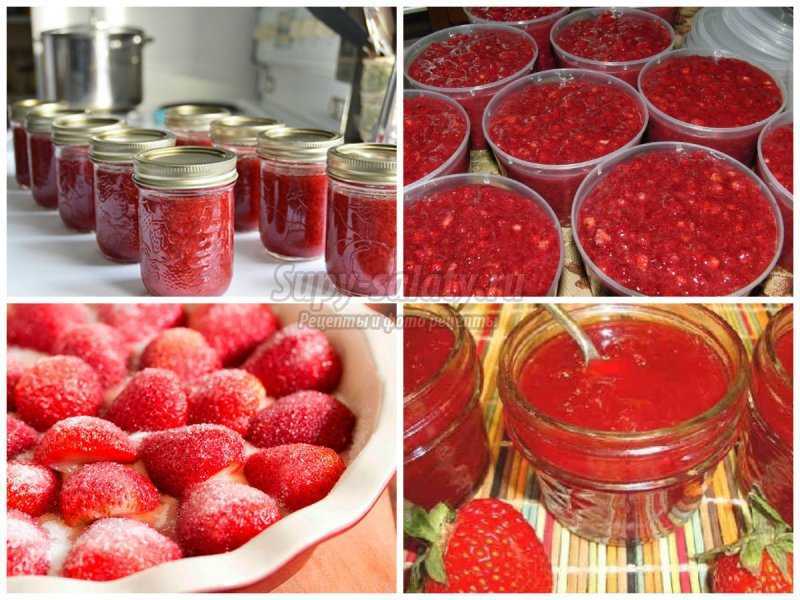 Клубника, протертая с сахаром: 7 рецептов на зиму