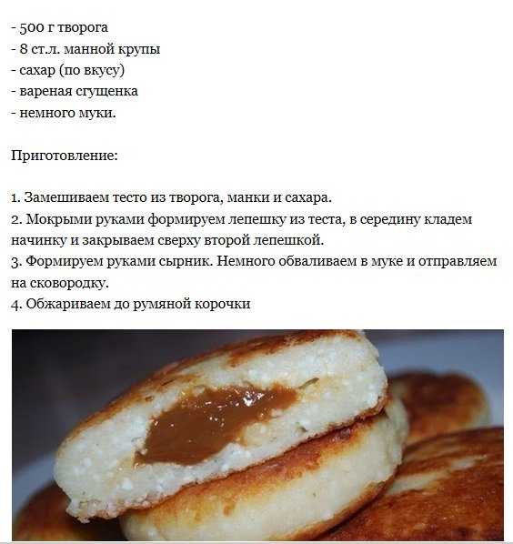 Сырники на сковороде из творога с манкой — 7 проверенных рецептов