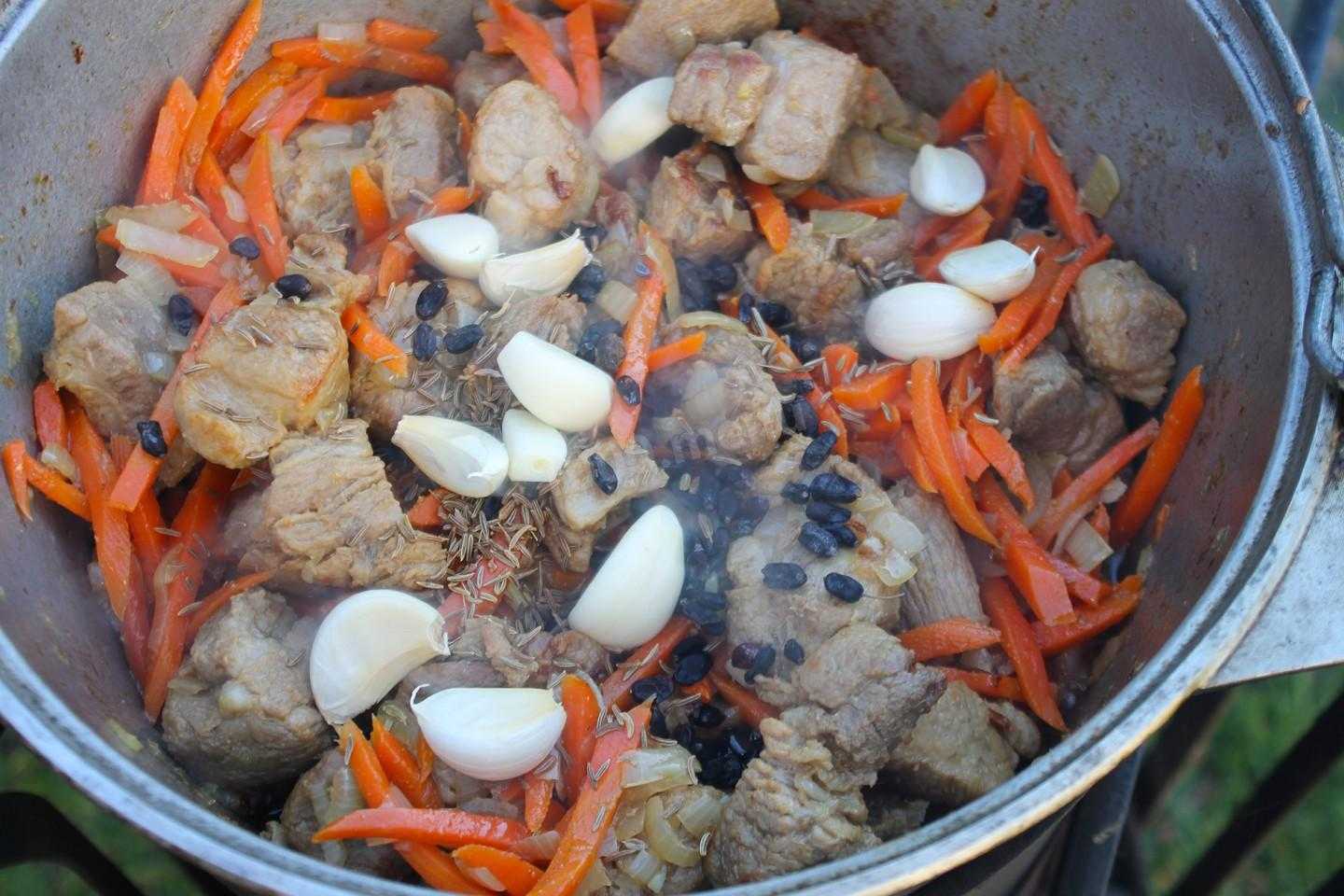 Рецепт классического плова: вкусный плов с мясом