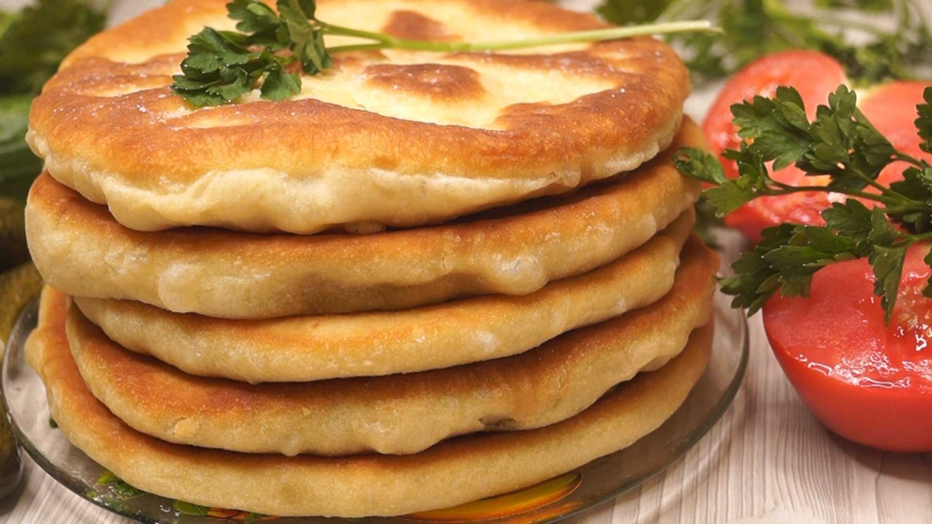 Узбекские лепёшки на кефире в духовке - 15 пошаговых фото в рецепте