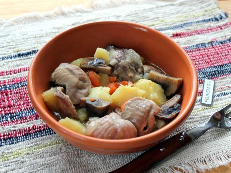 Куриные желудки с луком на сковороде | пошаговые рецепты