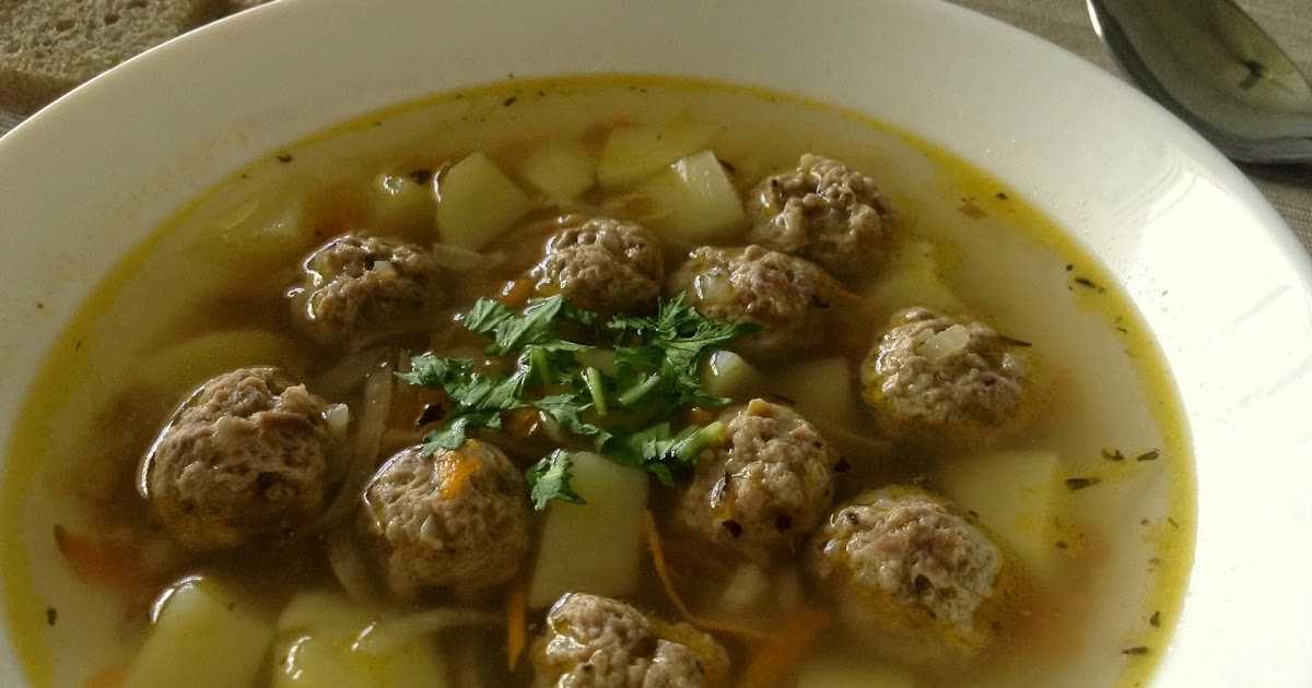 Суп с фрикадельками и гречкой рецепт с фото - 1000.menu