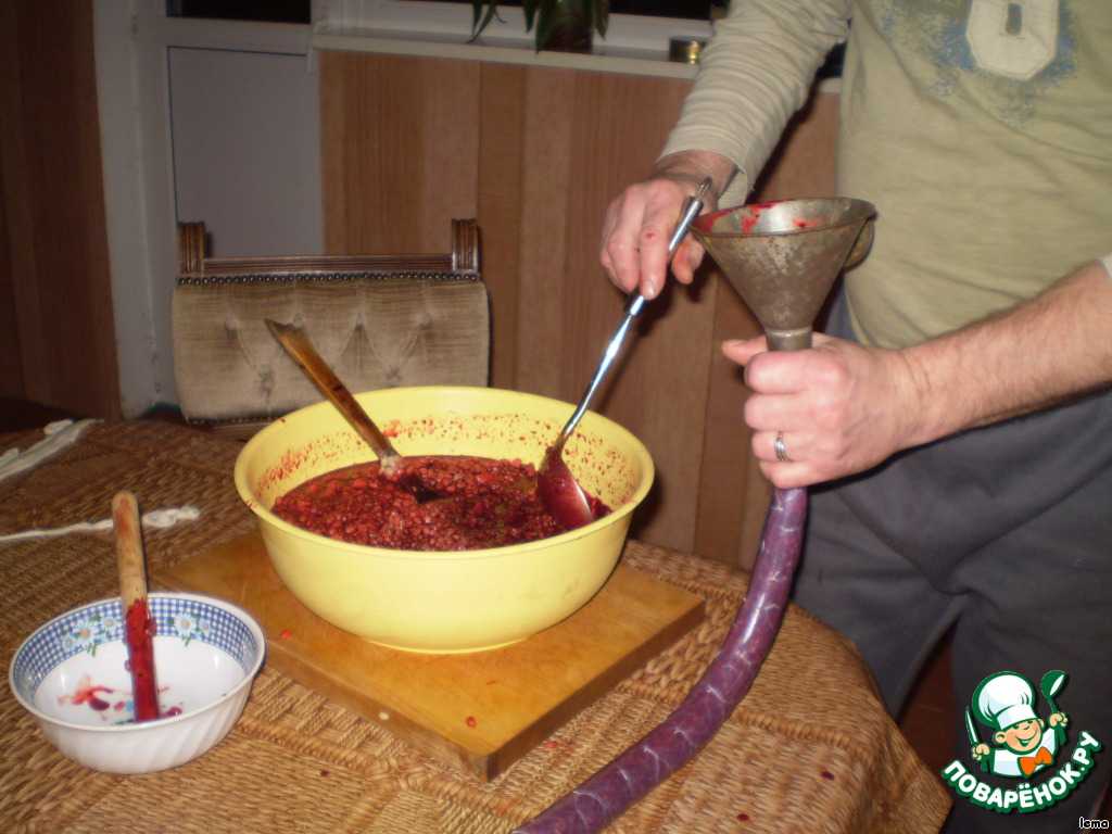 Кровяная колбаса в домашних условиях с гречкой 5 рецептов с фото - вкусная еда