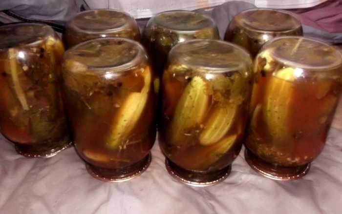 Кабачки с кетчупом на зиму