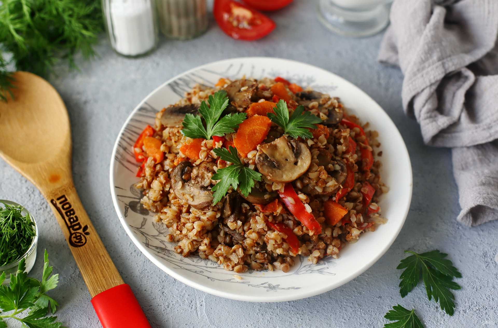 Гречневая каша в мультиварке на воде, на молоке, с мясом, грибами