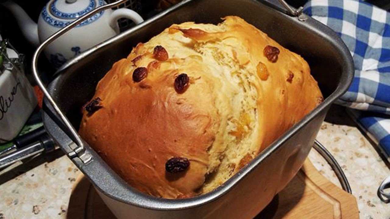 Кулич в хлебопечке 🥧 лучший рецепт