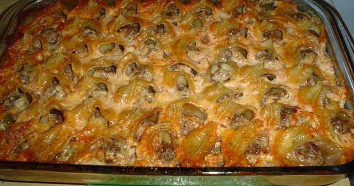 Как приготовить большие рожки начиненные фаршем. макароны, фаршированные фаршем
