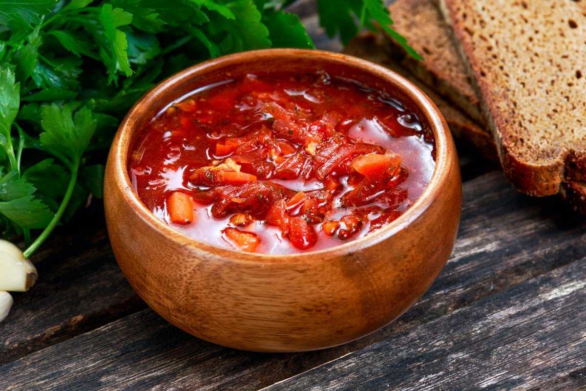 Рецепт вегетарианского борща с фасолью для начинающих кулинаров