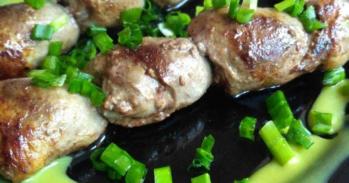 Индюшачьи сердечки рецепт тушеные со сметаной