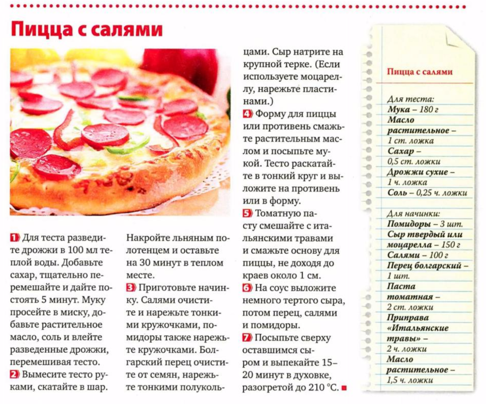 Пицца с колбасой и сыром в духовке: 5 простых рецептов приготовления в домашних условиях